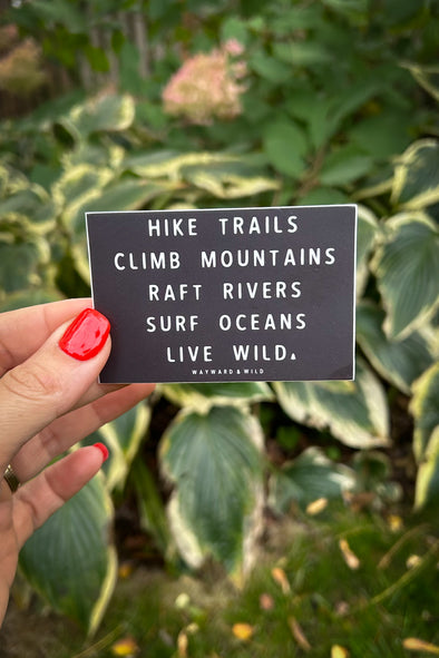 Hike Trails Sticker