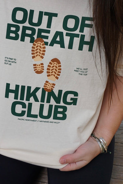 Out of Breath Hiking Club T - Ivory