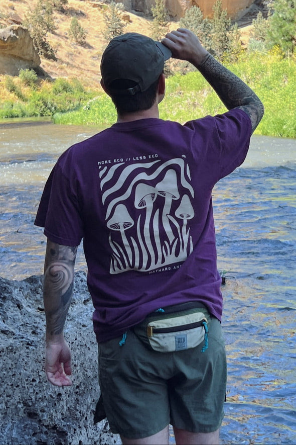 Purple Eco Mush T Shirt