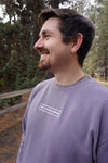 *PREORDER* Be A Good Human Crewneck Sweatshirt - Plum