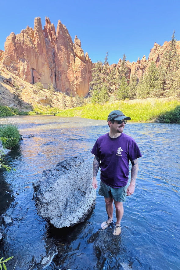 Purple Eco Mush T Shirt