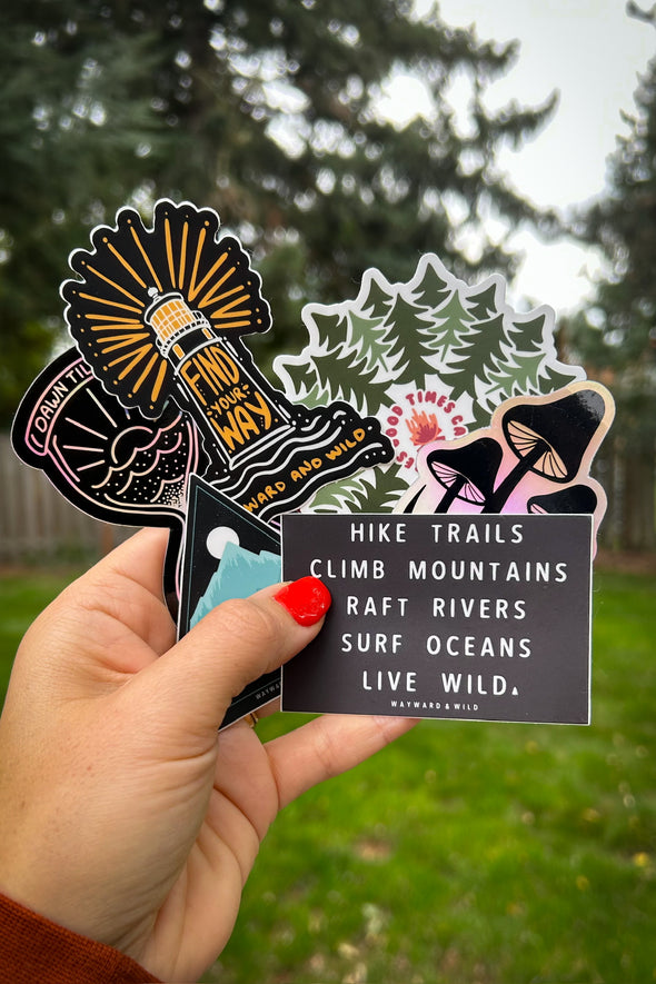 Eco Mush Holographic Sticker