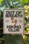 Out Of Breath Hiking Club Sticker
