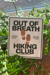Out Of Breath Hiking Club Sticker