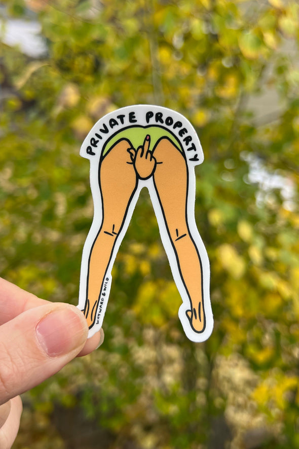 Private Property Sticker