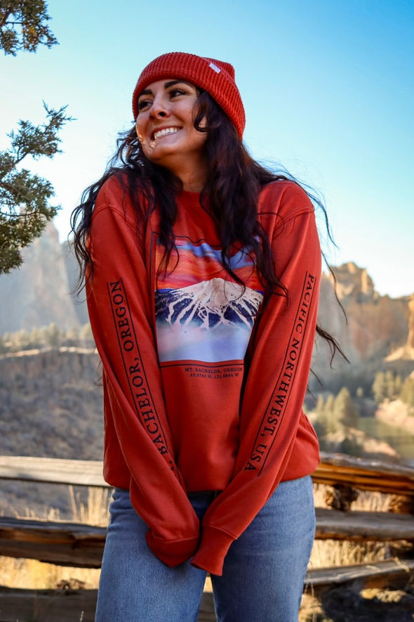 Mt. Bachelor Sweatshirt - Collab w/ Becca Klassy Paints