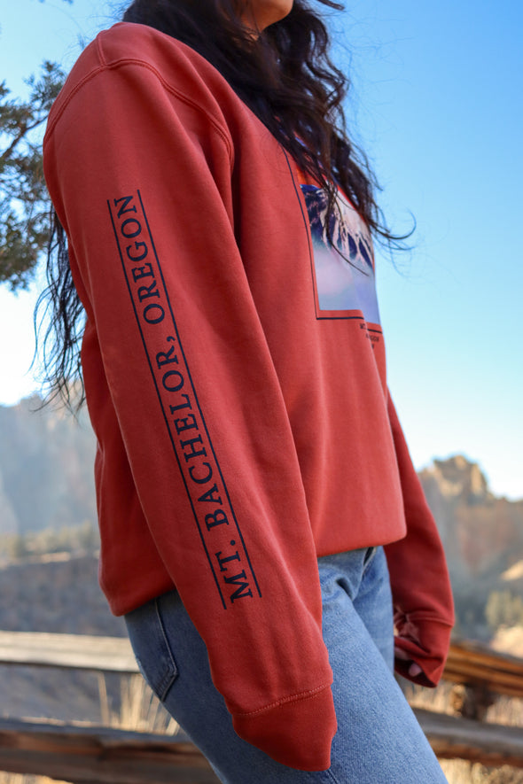 Mt. Bachelor Sweatshirt - Collab w/ Becca Klassy Paints