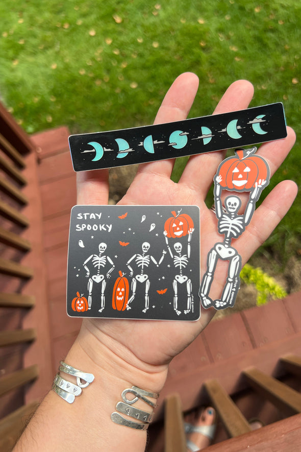 Moon Phases Holographic sticker