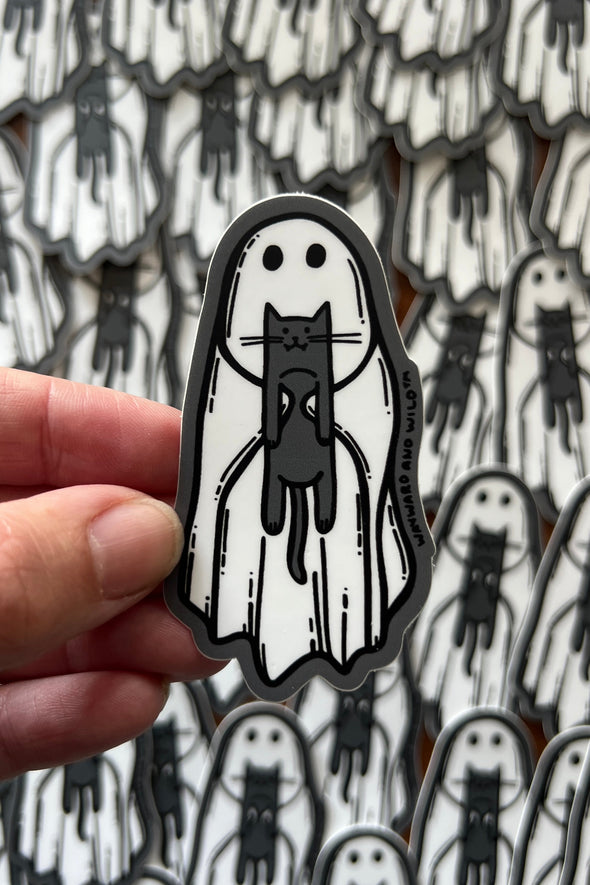 Ghost Cat sticker