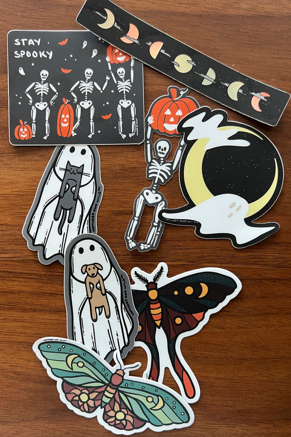 Ghost Moon sticker