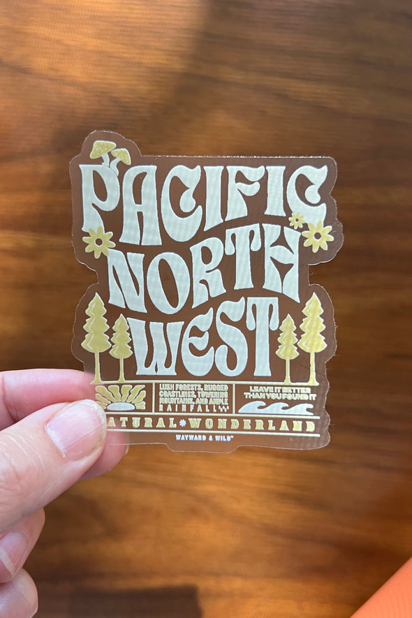 Groovy PNW sticker