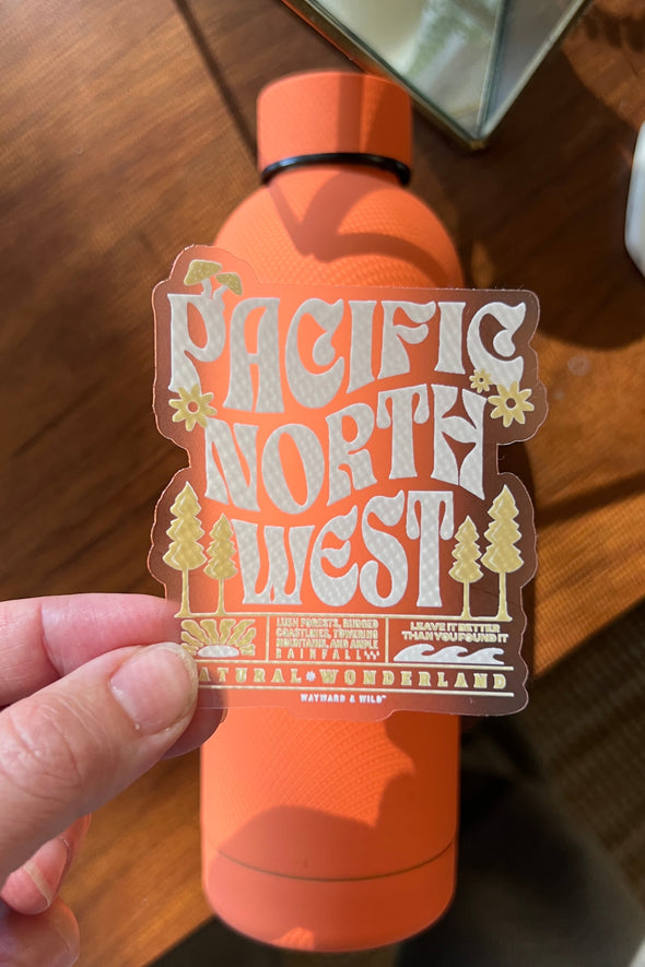 Groovy PNW sticker