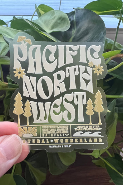 Groovy PNW sticker