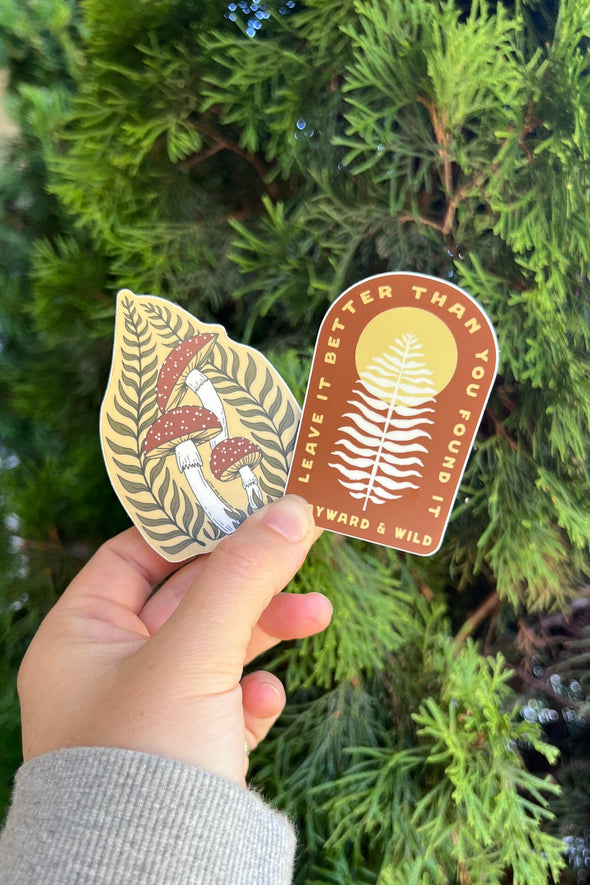 Fern Amanita sticker