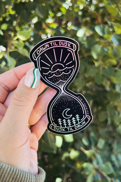 Dawn ‘til Dusk Holographic Sticker