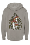 Amanita and Fern Pigment Wash Hoodie