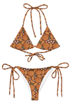 Orange Juice Recycled String Bikini - Made to Order