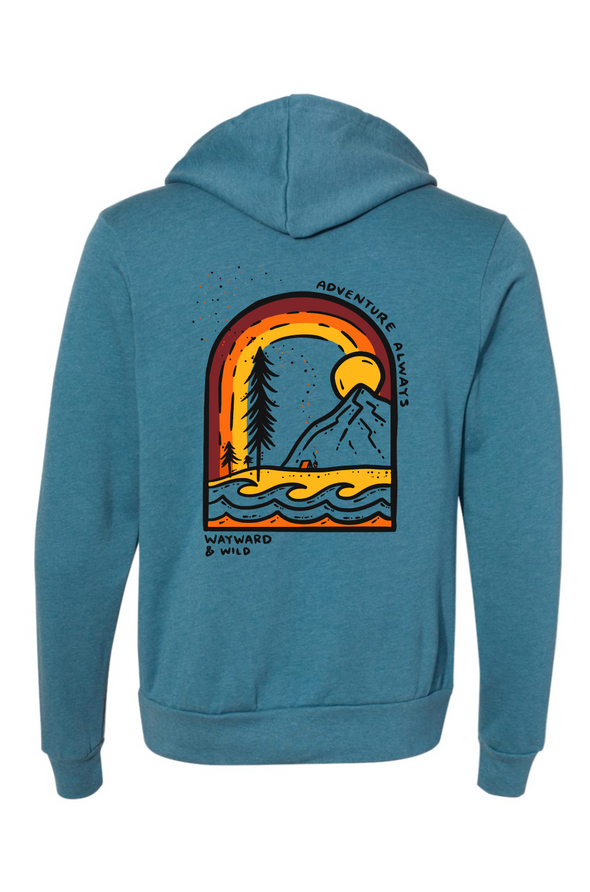 Adventure Always Zip Up Hoodie