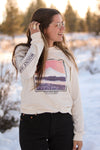 Sunrise on Mt. Hood Long Sleeve - Collab w/ Becca Klassy Paints